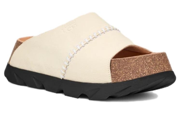 (WMNS) UGG Sunskip Slide 'Off White' 1152695-OFW-OFW - Image 2