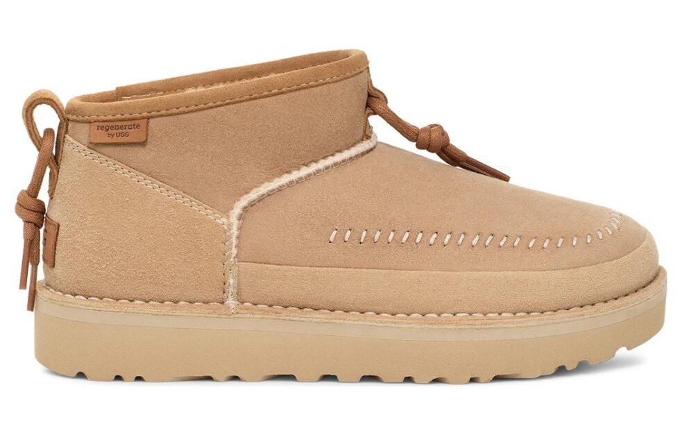 (WMNS) UGG Ultra Mini Crafted REGENERATE 'Sand' 1152953-SAN - Image 3
