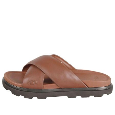 UGG Capitola Cross Slide Sandal 'Cognac' 1153076-COG