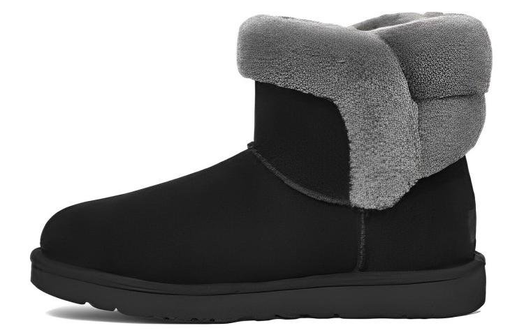 (WMNS) UGG Saniya Mini Suede Classic Boot 'Black' 1153512-BLK - Image 2