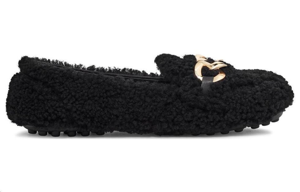 (WMNS) UGG SlipOn Comfortable Loafers 'Versatile Black' 1153515-BLK - Image 3