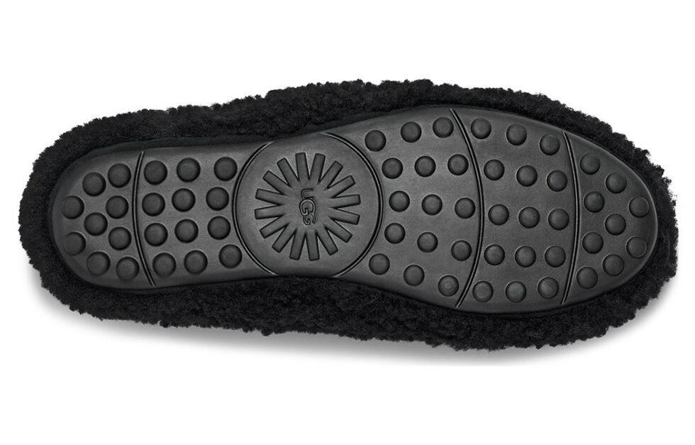 (WMNS) UGG SlipOn Comfortable Loafers 'Versatile Black' 1153515-BLK - Image 7