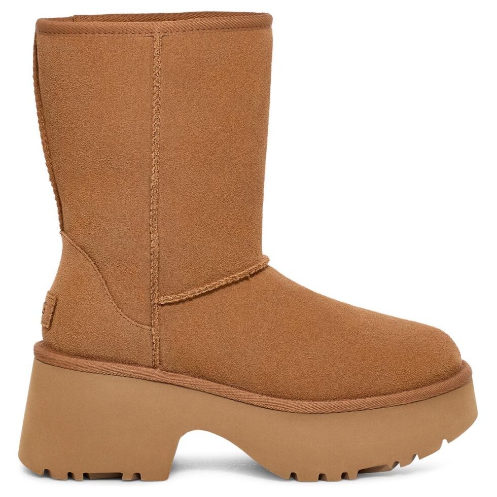 (WMNS) UGG Classic Short New Heights 'Chestnut' 1158310-CHE - Image 2