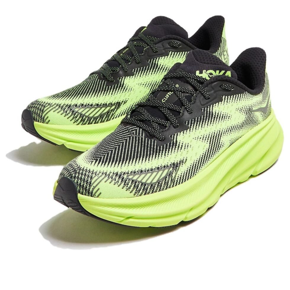 HOKA ONE ONE Clifton 9 Gore-Tex TS 'Black Lettuce' 1159910-BKLT - Image 3