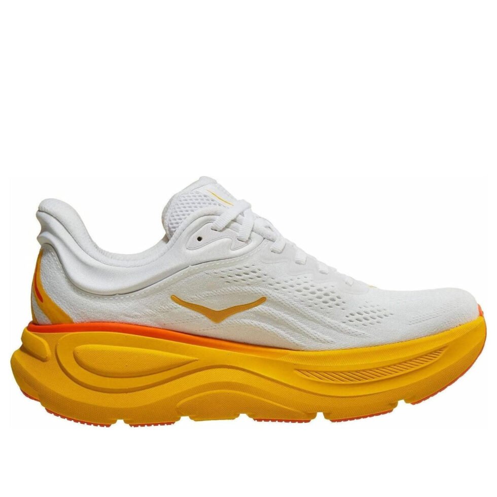 (WMNS) HOKA ONE ONE Bondi 9 'White Orange' 1162012-FNF - Image 2