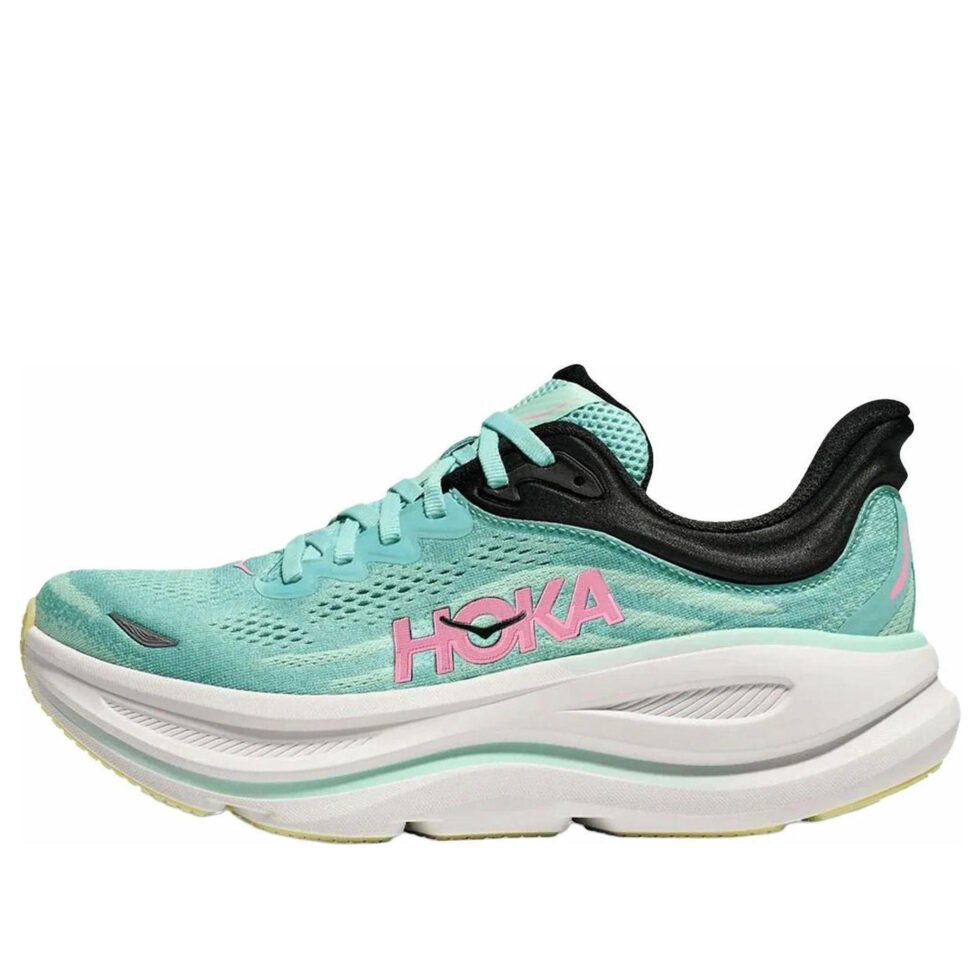 (WMNS) HOKA ONE ONE Bondi 9 Wide 'Blue Spark Mint Fluorite' 1162014-BTF