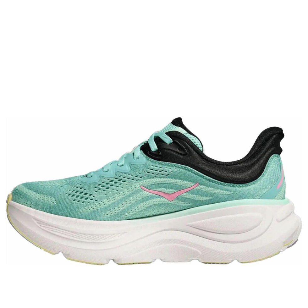 (WMNS) HOKA ONE ONE Bondi 9 Wide 'Blue Spark Mint Fluorite' 1162014-BTF - Image 2