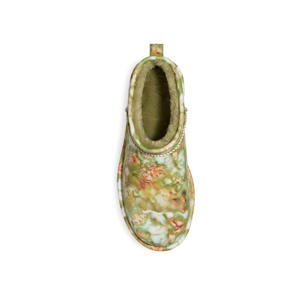 (WMNS) UGG Classic Ultra Mini Platform Boots 'Collina Strada Green Floral' 1170937-GRNF - Image 4