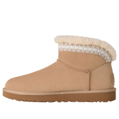 (WMNS) UGG Classic Ultra Mini Taslyn-Snow Boots 'Sand' 1174496-SAN