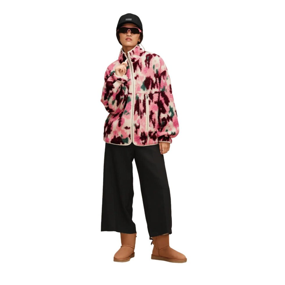 UGG Marlene Splatter Jacket 'Abstract Multicolor' 1175154-ARCT - Image 3