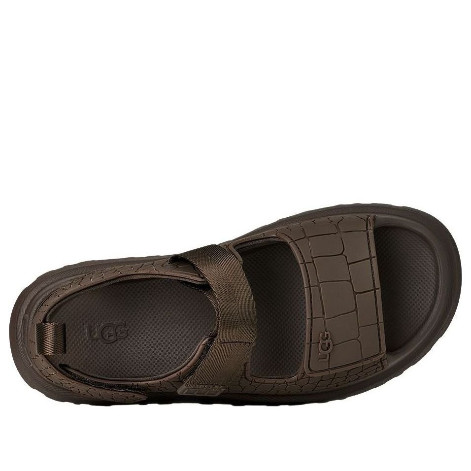 (WMNS) UGG GoldenGlow Embossed Sandals 'Dense Smoke' 1175311-DNSS - Image 4