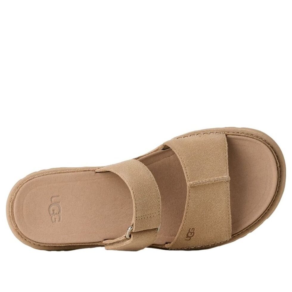 (WMNS) UGG GoldenGaze Slide Sandals 'Mustard Seed' 1178590-MDSD - Image 4