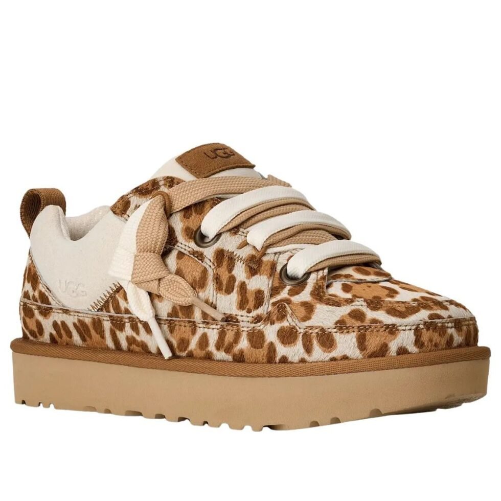 (WMNS) UGG Lo Lowmel Plains Trainer 'Felicity Leopard Jasmine' 1181071-FDJ - Image 2