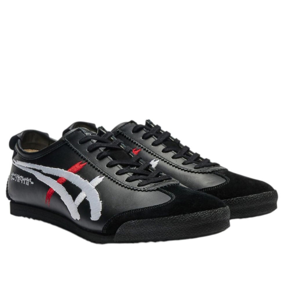 Onitsuka Tiger x Nippon Made MEXICO 66 Deluxe 'Black' 1181A119-001 - Image 2