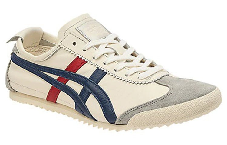 Onitsuka Tiger Mexico 66 'Cream Blue Red' 1181A151-100 - Image 3