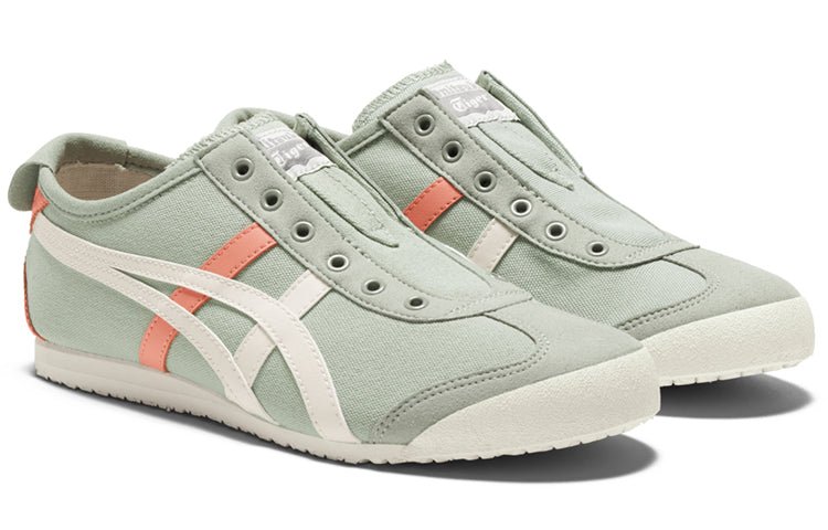 (WMNS) Onitsuka Tiger Mexico 66 Slip-On  'Cream Olive Green' 1182A087-301 - Image 4