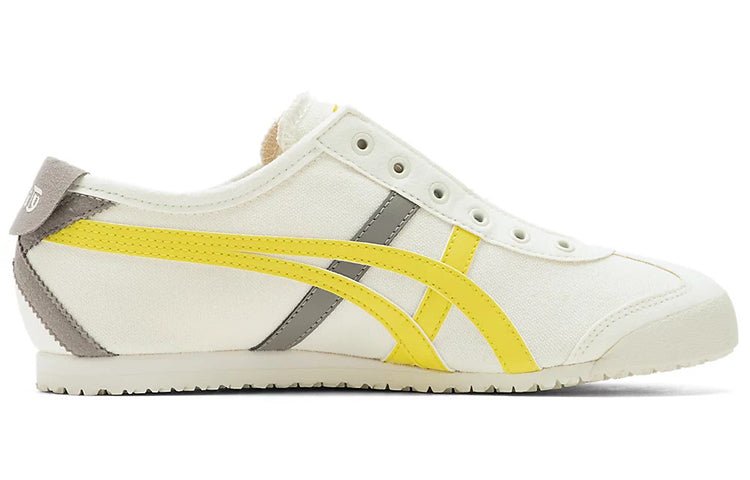 (WMNS) Onitsuka Tiger Mexico 66 Slip-On 'White Yellow Grey' 1182A087-750 - Image 3