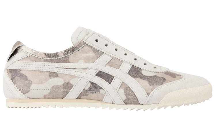 (WMNS) Onitsuka Tiger Mexico Slip-On Deluxe 'White Grey Camouflage' 1182A133-100 - Image 3
