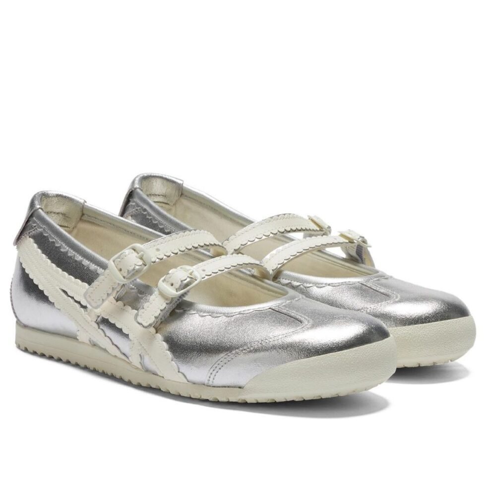 (WMNS) Onitsuka Tiger Mexico 66 Tigress 'Silver Cream' 1182A660-020 - Image 3