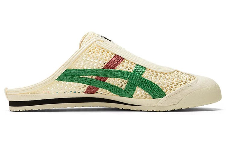 Onitsuka Tiger Mexico 66 Sabot 'Cream Green Red' 1183A707-107 - Image 3