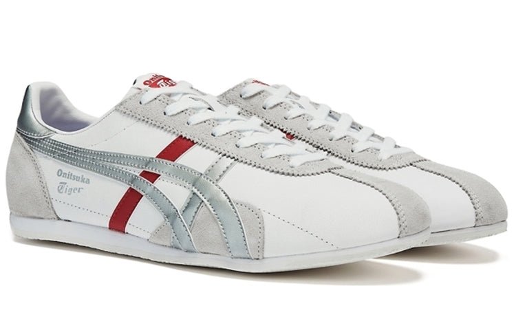 Onitsuka Tiger Runspark 'White Silver Red' 1183B480-101 - Image 2