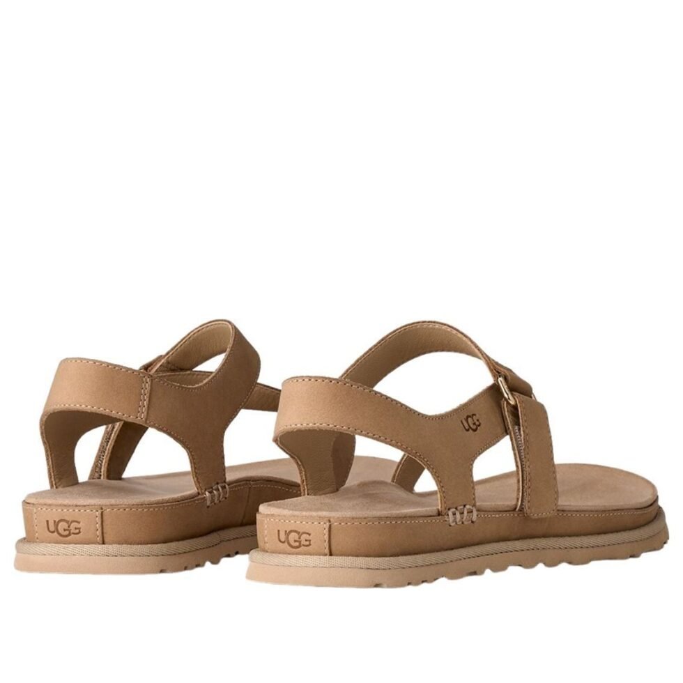 (WMNS) UGG GoldenGaze Toe Post Sandals 'Mustard Seed' 1184931-MDSD - Image 3