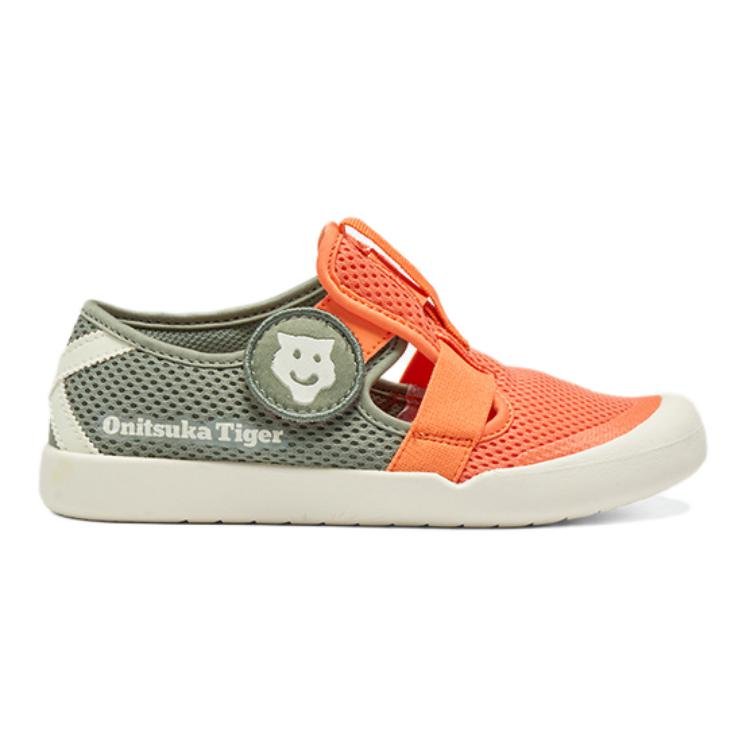 (GS) Onitsuka Tiger Mexico 66 Sandals 'Mikan Orange Green' 1184A198-800 - Image 2