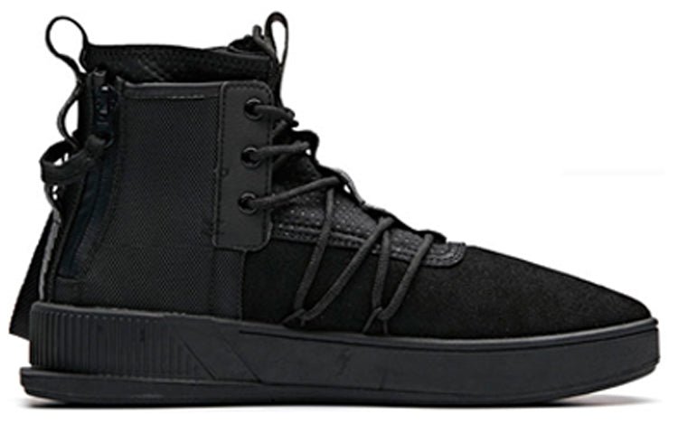 ANTA Skateboarding Series Sneakers High 'Black Grey Red' 11918042-1 - Image 2