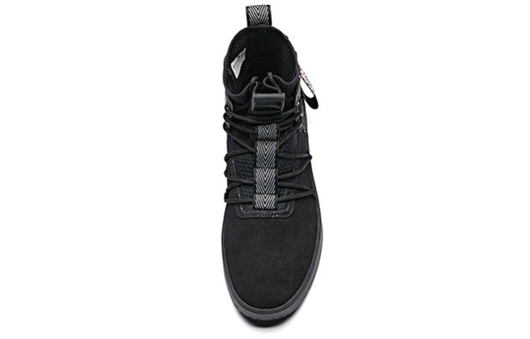 ANTA Skateboarding Series Sneakers High 'Black Grey Red' 11918042-1 - Image 4