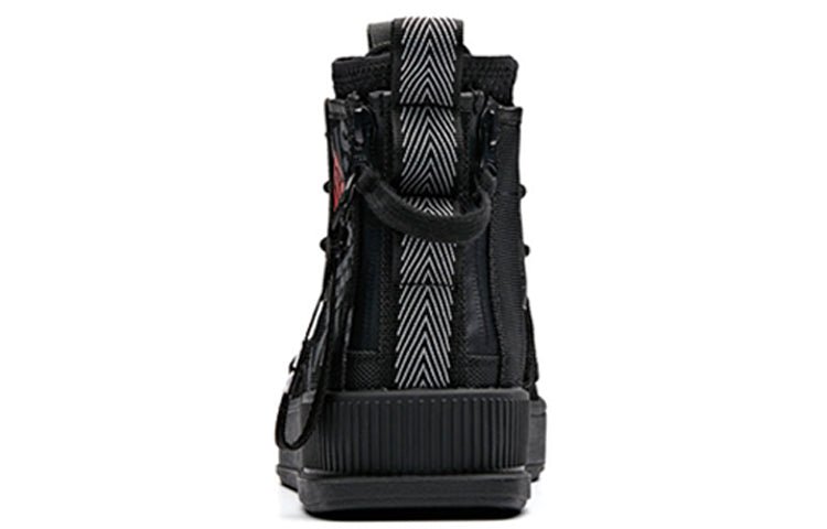 ANTA Skateboarding Series Sneakers High 'Black Grey Red' 11918042-1 - Image 5