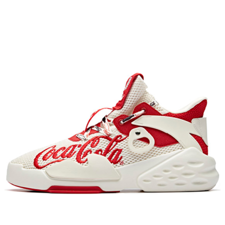 ANTA Sock Sneaker x Coca-Cola 'White Red' 11928088-9