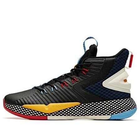 ANTA Basketball Series Sneakers High 'Black Yellow' 11941606-4
