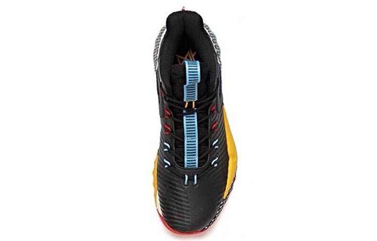 ANTA Basketball Series Sneakers High 'Black Yellow' 11941606-4 - Image 4