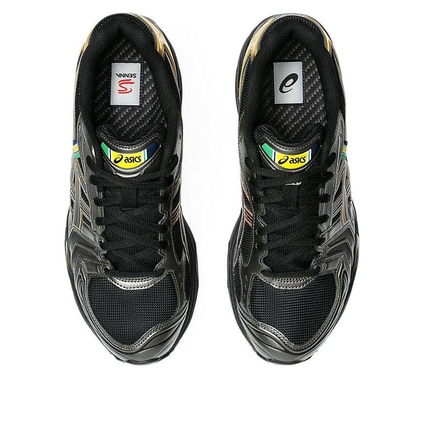 ASICS x SENNA Gel-Kayano 14 'Black Pure Gold' 1203A860-001 - Image 6