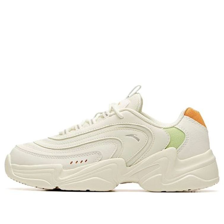 (WMNS) ANTA Life Series Sneakers 'White Orange' 121948823R-2