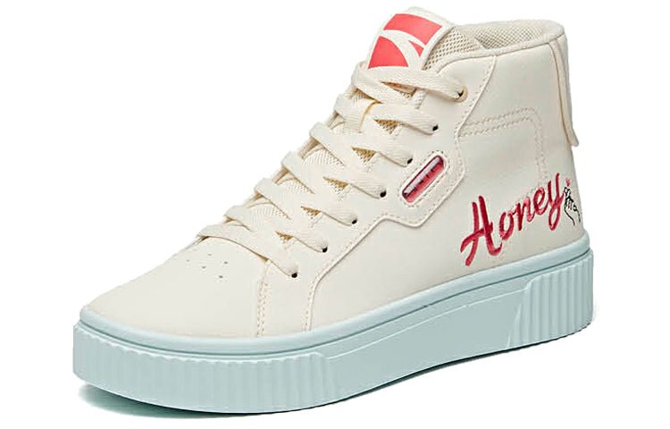 (WMNS) ANTA High Top Canvas Shoes 'Honey' 122018065-2 - Image 2