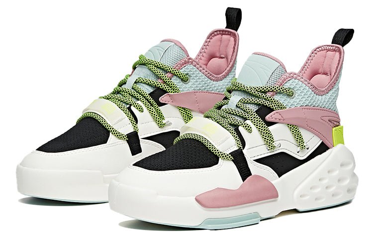(WMNS) ANTA Baseline Low 'White Black Pink' 122018087-5 - Image 2