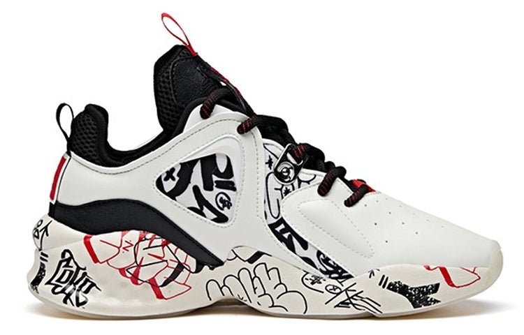 (WMNS) ANTA x Coca Cola Badao 'White Black Red' 122018088S-1 - Image 2