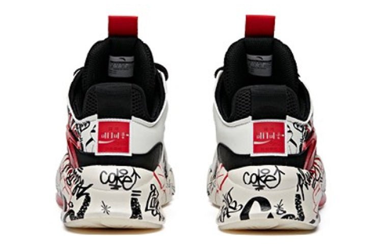 (WMNS) ANTA x Coca Cola Badao 'White Black Red' 122018088S-1 - Image 4