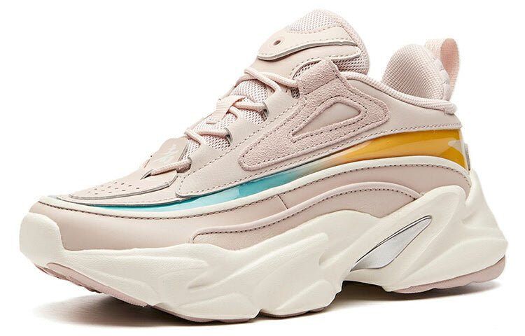 (WMNS) ANTA Life Series Sneakers 'Pink Yellow Blue' 122018881-2 - Image 2
