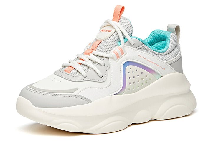 (WMNS) ANTA Life Series Sneakers 'Grey White' 122018886-1 - Image 2