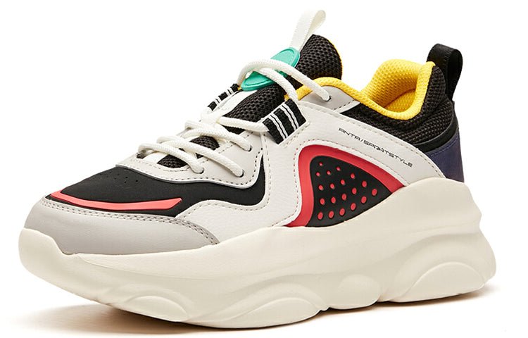 (WMNS) ANTA Life Series Sneakers 'White Black Red' 122018886-4 - Image 2