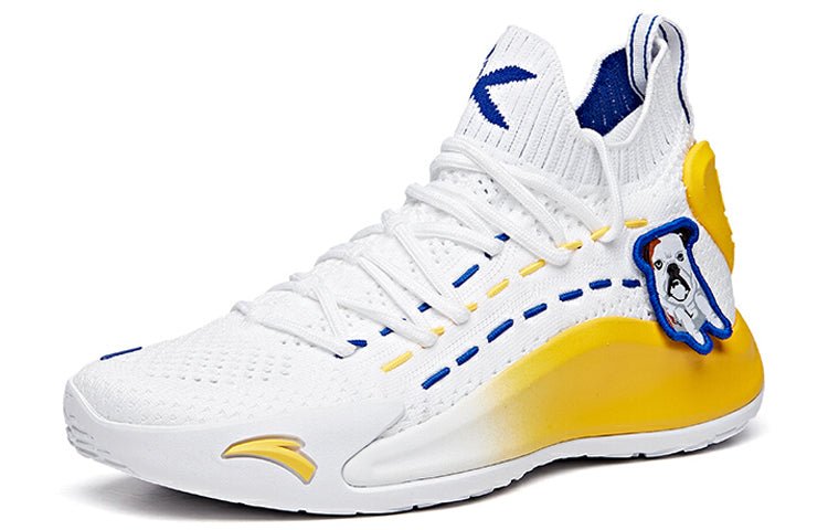 (WMNS) ANTA x Baique Ling Klay Thompson Mid Top 'White Yellow Blue' 122021102-4 - Image 2
