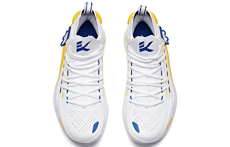 (WMNS) ANTA x Baique Ling Klay Thompson Mid Top 'White Yellow Blue' 122021102-4 - Image 3
