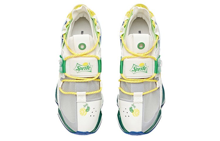 (WMNS) ANTA x Sprite Running Series Sneakers 'White Yellow Green' 122025530-4 - Image 3
