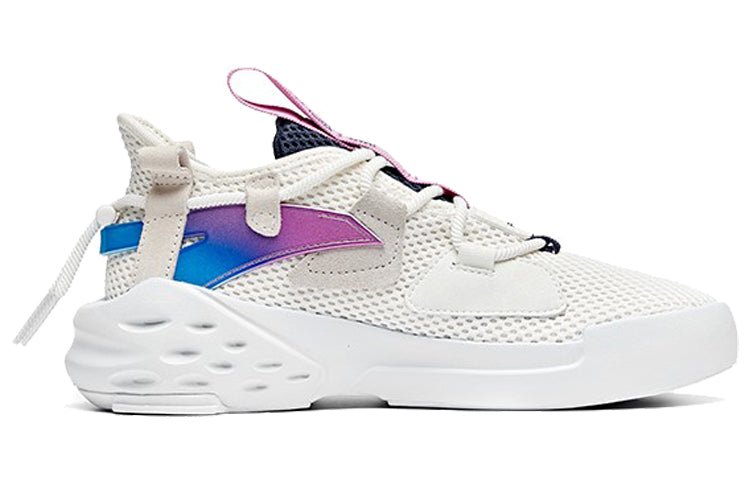 (WMNS) ANTA Shock the Game Low 'White Blue' 122028086-1 - Image 2