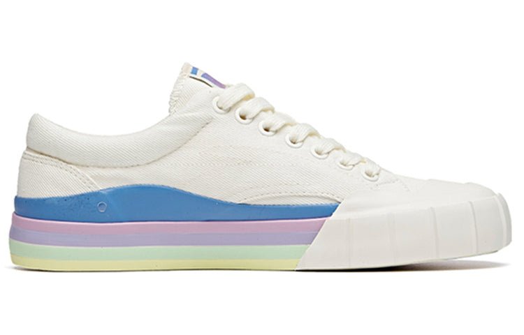 (WMNS) ANTA Life Series Sneakers 'White Blue Purple' 122028608-2 - Image 2