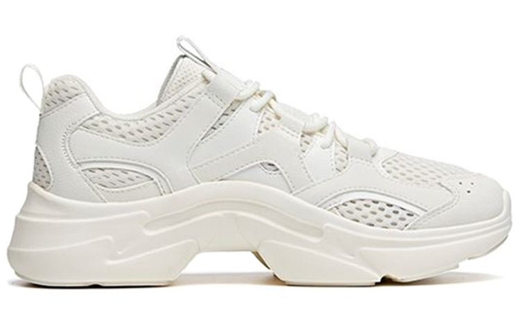 (WMNS) ANTA Running Series Sneakers 'White Yellow' 122028882-4 - Image 2
