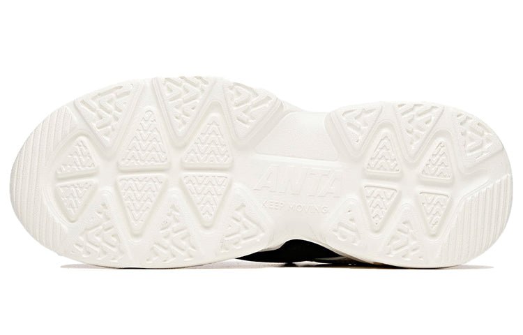 (WMNS) ANTA Life Series Sneakers 'Black White' 122028887-3 - Image 5