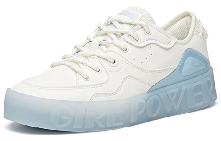 (WMNS) ANTA Life Series Sneakers 'White Lake Blue' 122038042-2 - Image 3